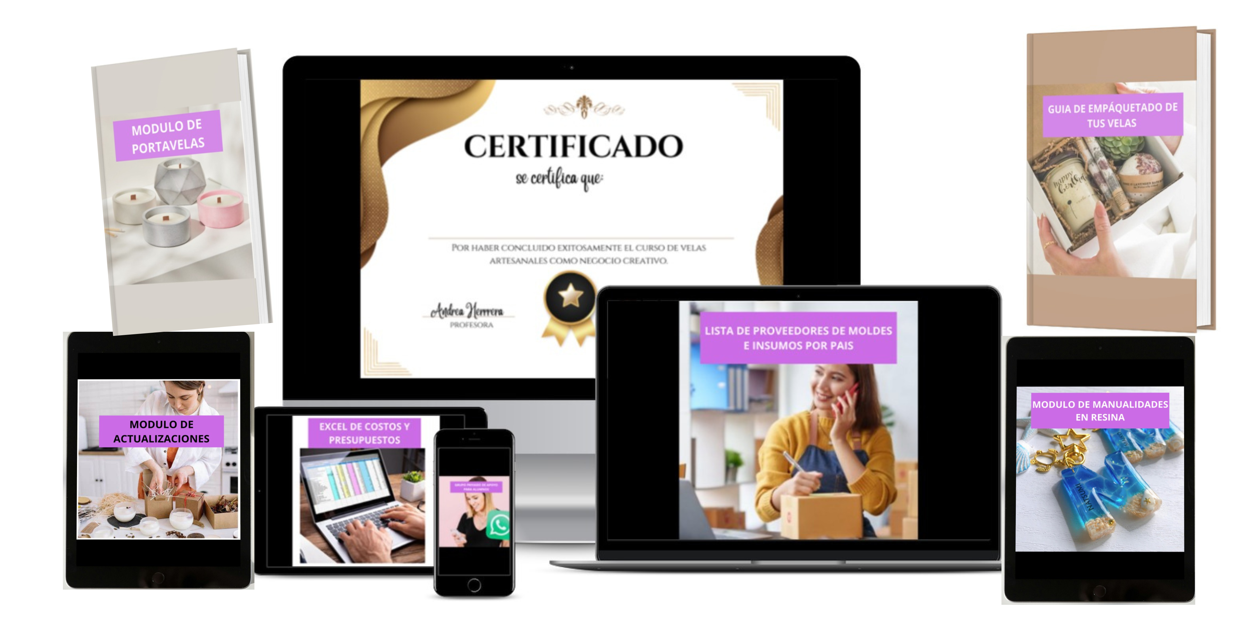 Kit Completo de Velas y Ebooks